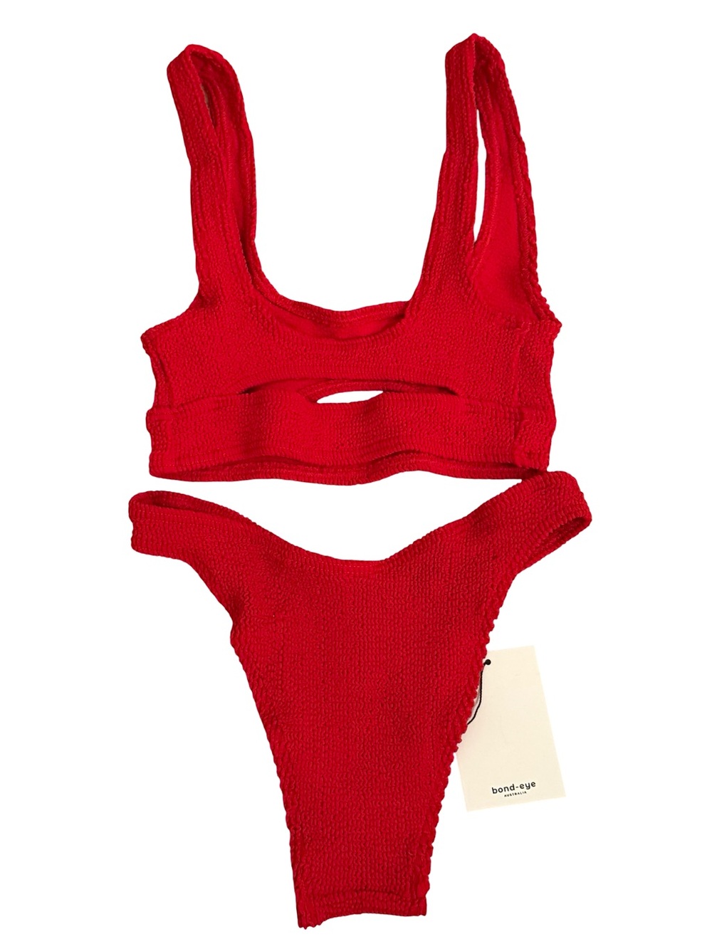 Bond-Eye Red Bikini NWT